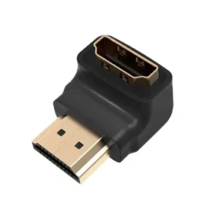 Adaptador HDMI macho a hembra con ángulo 90° Xtech
