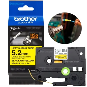 Cinta Brother HSE611 E 5.2MM X 1.5M