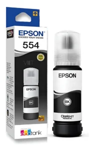 Botella Epson T554120-AL Negro Pigmentado L8160